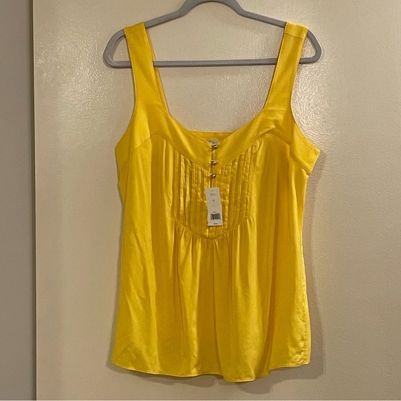 BANANA REPUBLIC Wide Strap Cami in Yellow - Picture 1 of 7